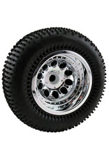 RPM Revolver Front Wheels Rustler, Stampede 2wd, Chrome