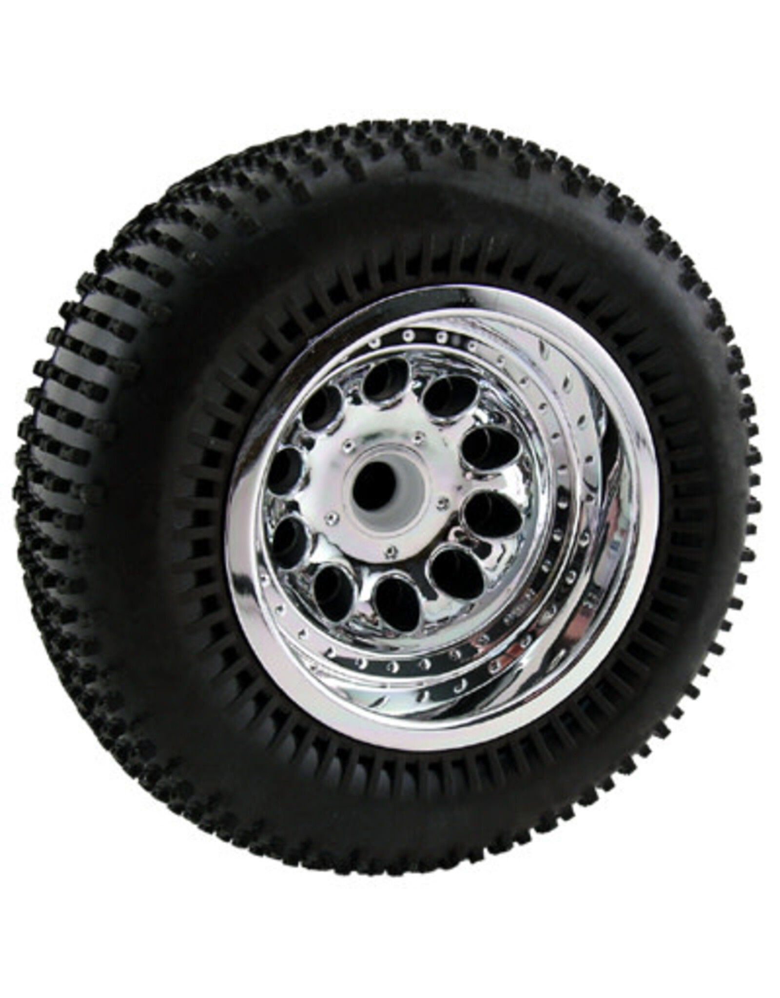 RPM Revolver Front Wheels Rustler, Stampede 2wd, Chrome