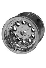 RPM Revolver Rear Wheels Traxxas RT, ST 2wd, Chrome