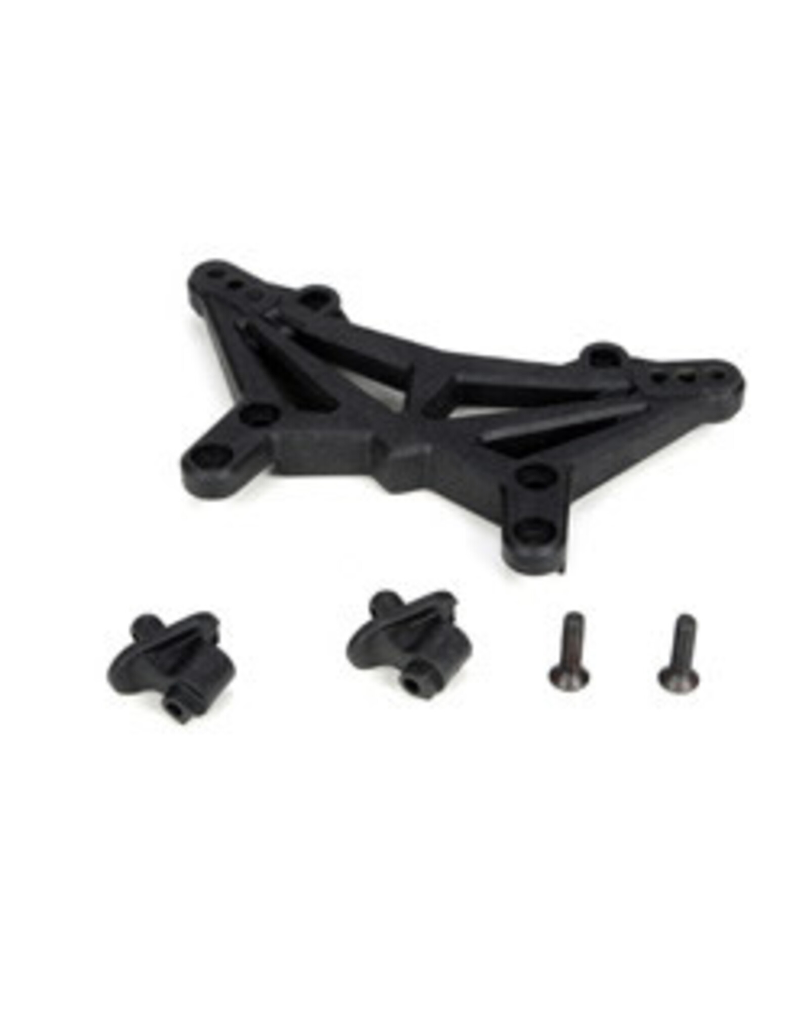 Team Losi Racing Shock Tower & Body Mounts, Front: 22T