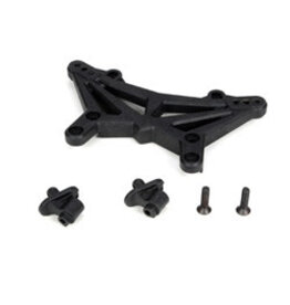 Team Losi Racing Shock Tower & Body Mounts, Front: 22T