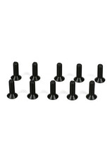 Team Losi Racing Flathead Screws, M3 x 10mm (10)