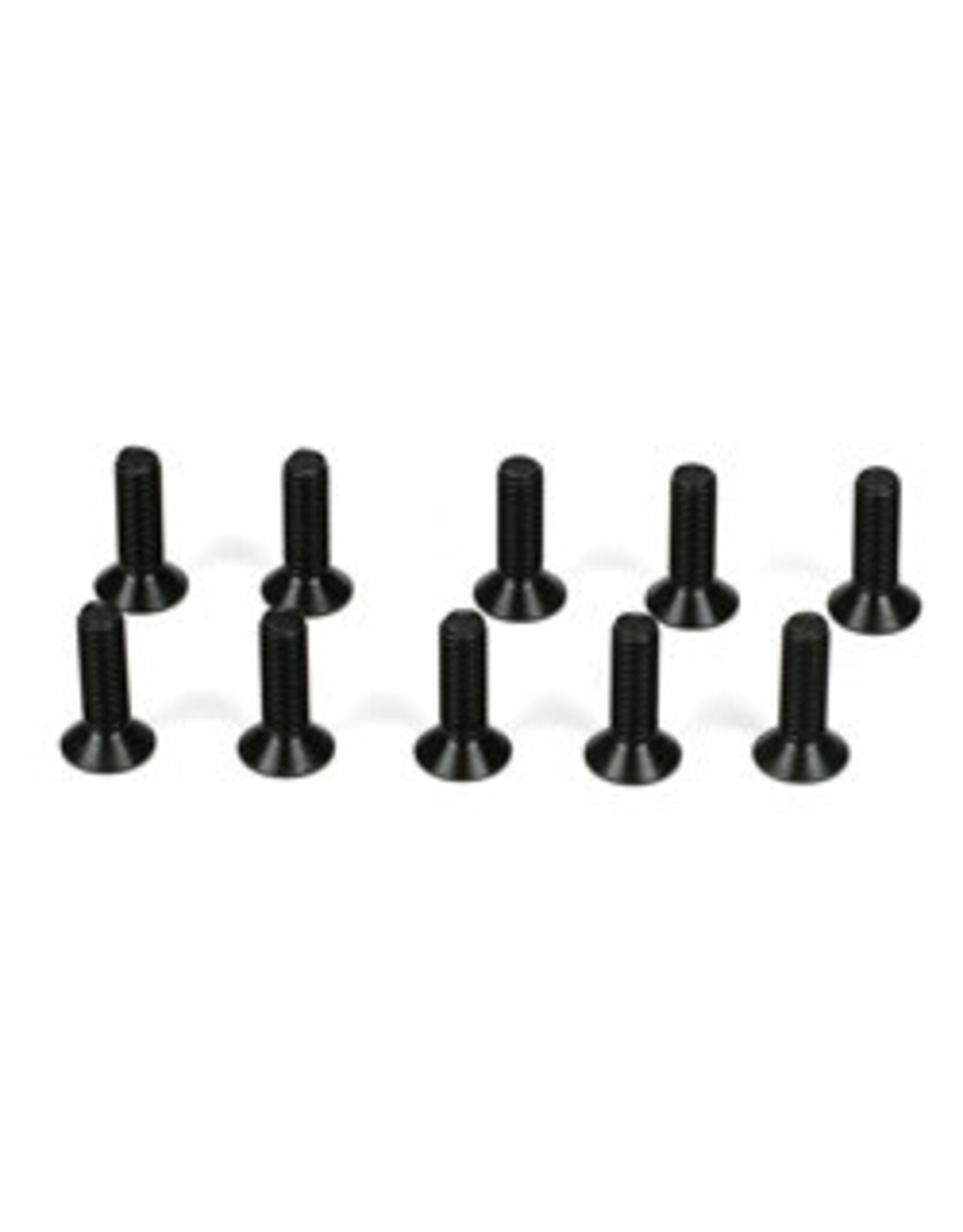 Team Losi Racing Flathead Screws, M3 x 10mm (10)