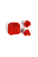 Axial AR44 Differential Cover/Link Mounts Red