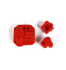 Axial AR44 Differential Cover/Link Mounts Red