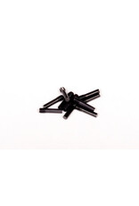 Axial Screw Shaft M3x2.5x13mm Black (10)