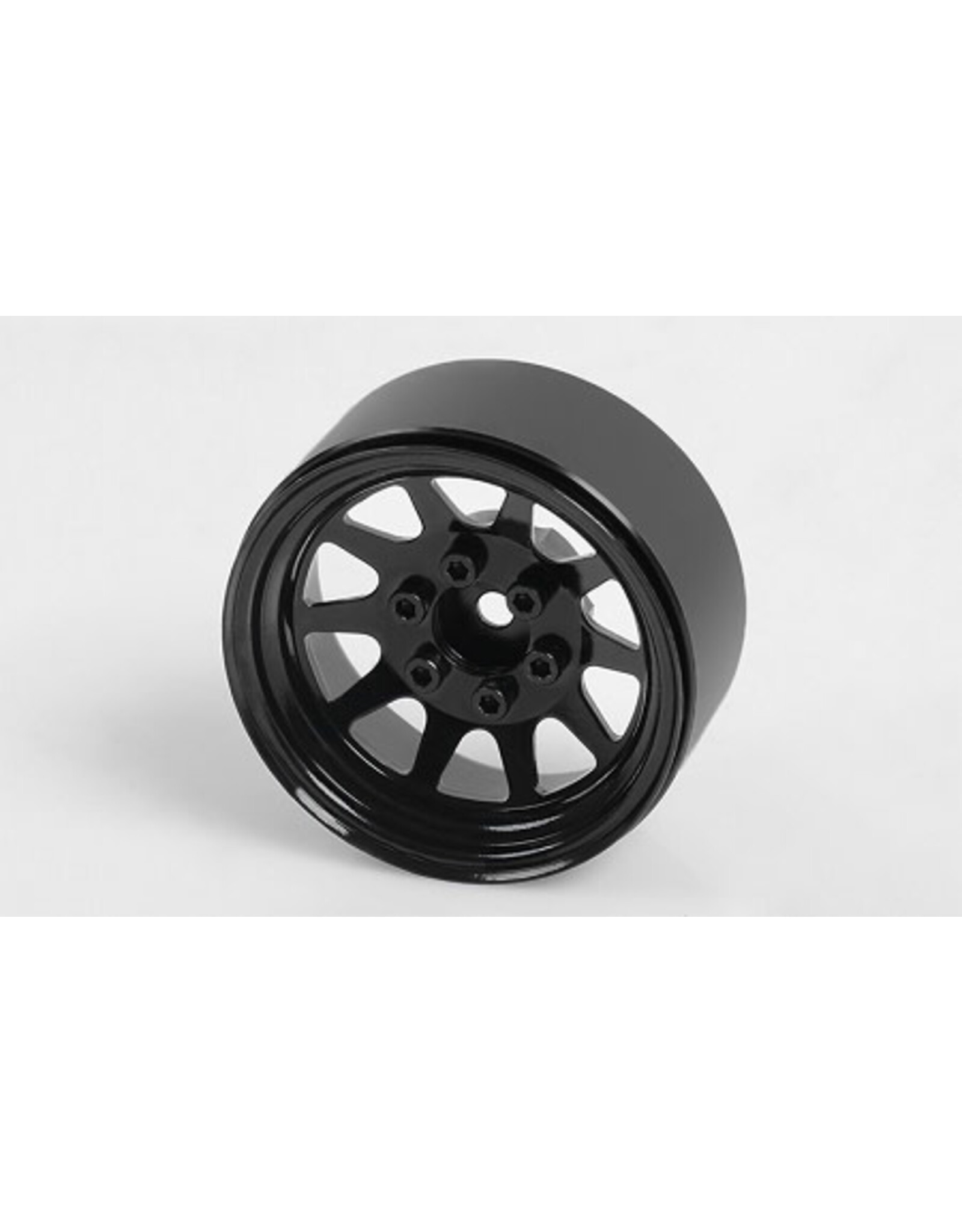 RC4WD OEM Stamped Steel 1.9 Beadlock Wheel, Black (4)