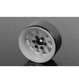 RC4WD OEM Stamped Steel 1.9'' Single Beadlock Wheel (1) (White)
