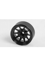 RC4WD OEM Stamped Steel 1.9 Beadlock Wheel, Black (4)