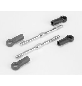 Losi Turnbuckles 4mm x 70mm with Ends 8B 2.0