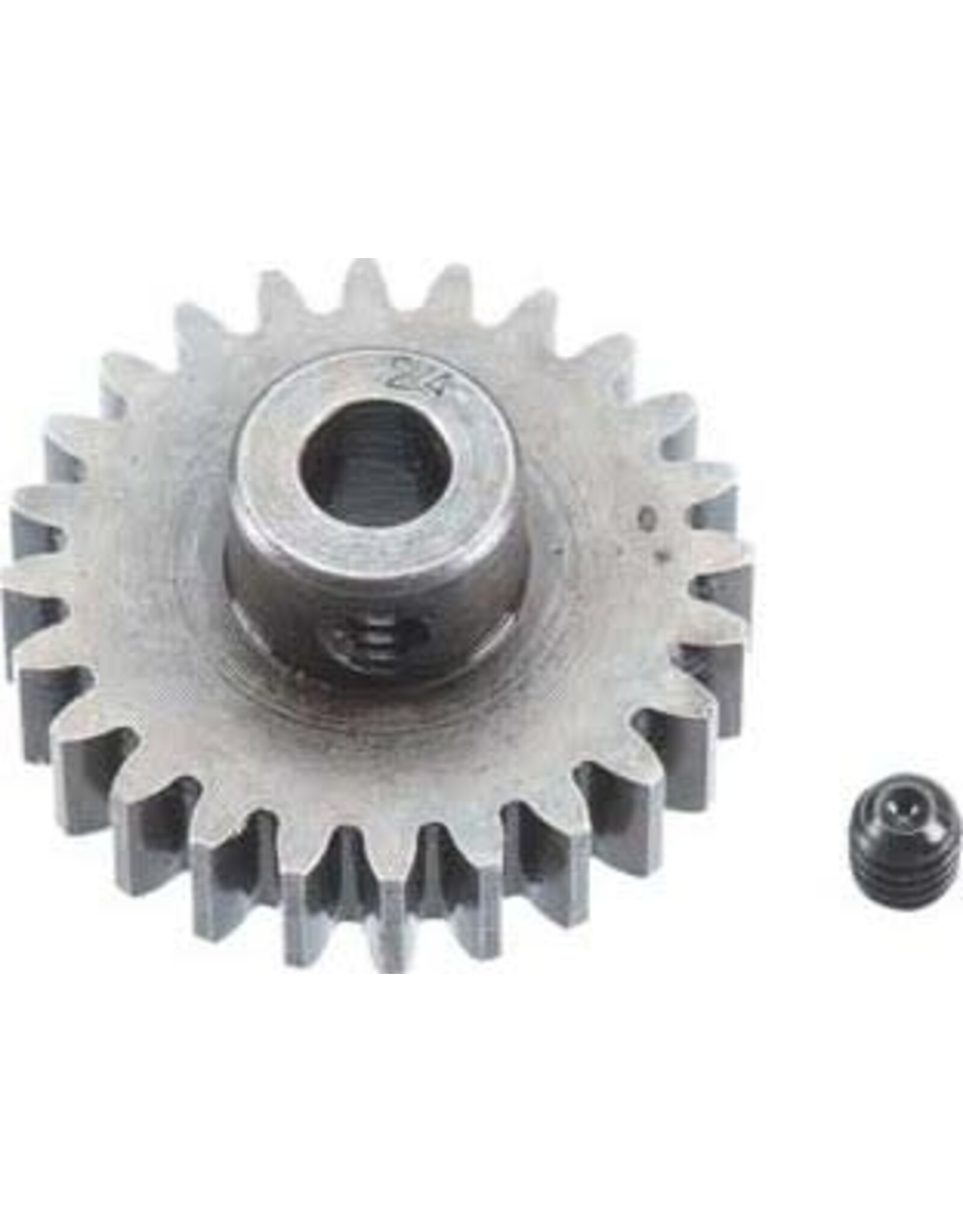 Robinson Racing Products Extra Hard Steel 5mm Bore 1Mod Pinion 24T