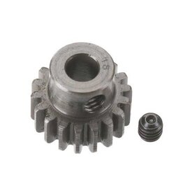 Robinson Racing Products Extra Hard 5mm Bore .8Mod Pinion 18T