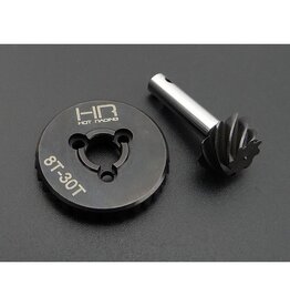 Hot Racing HD Steel Bevel Gear Set- 30t/8t 0.9 Mod 3.75 Ratio