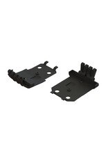 Arrma F/R Lower Skidplate (2) 4x4 Granite MEGA