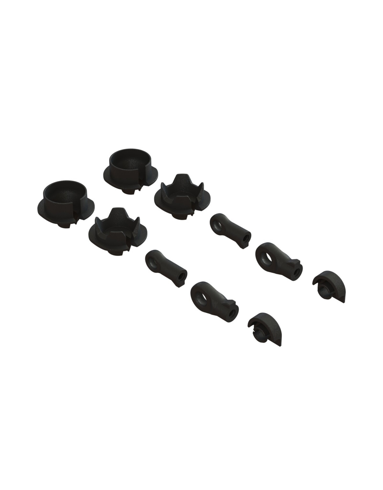 Arrma Shock Rod End Set Nero (2)