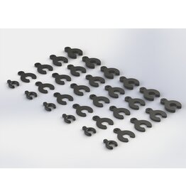 Arrma Composite Spacer Set Nero