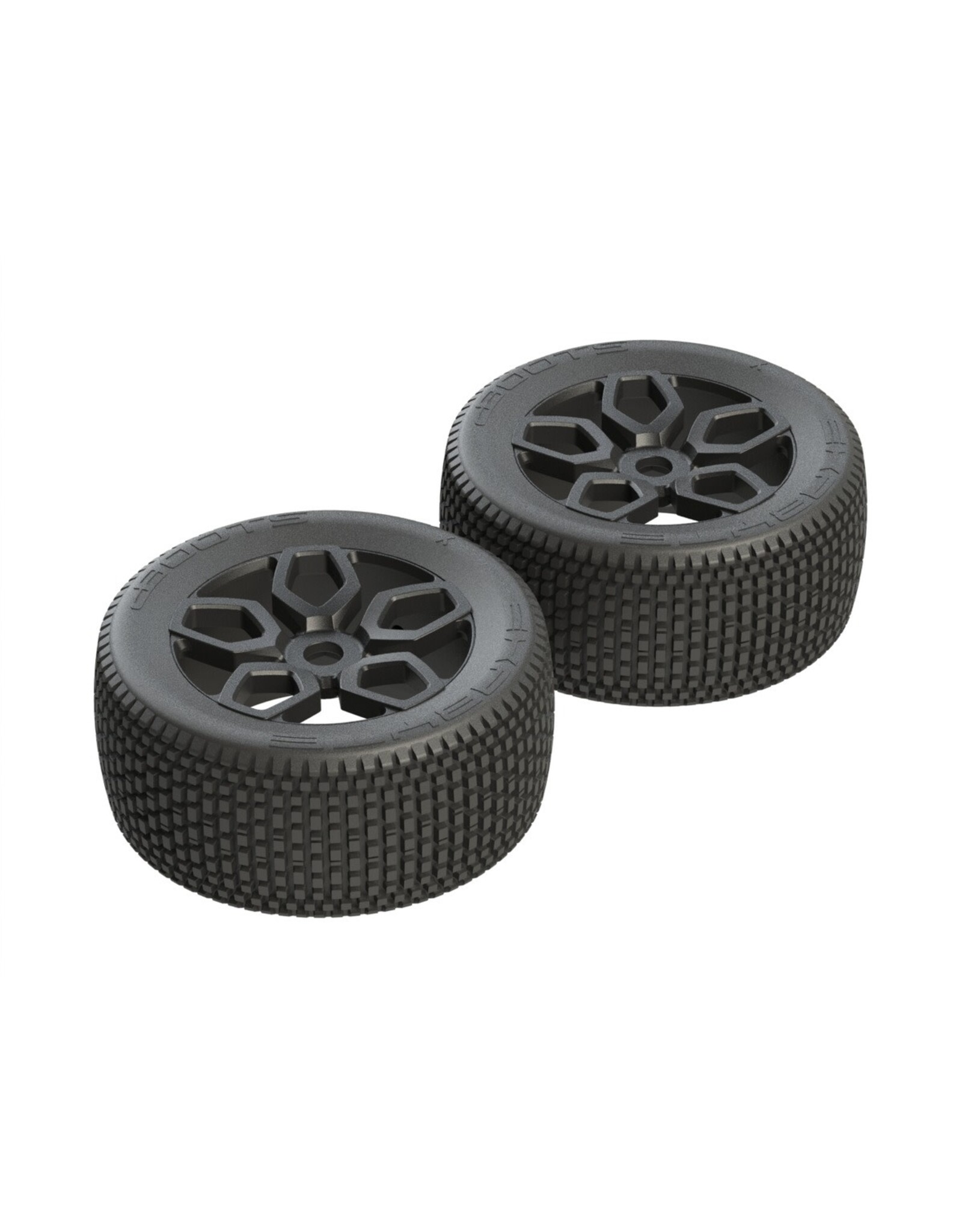 Arrma Exabyte NT Truggy Tire Set Pre-glued