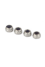 Dubro SS Nylon Lock Nuts, 6-32