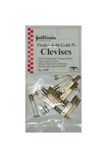 Sullivan Products 4-40 Gold-N-Clevises (12)