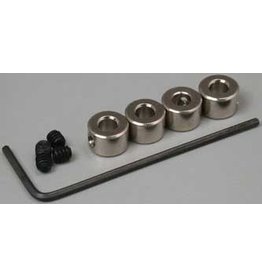 Great Planes Plated Wheel Collar 1/8" (4)