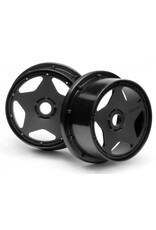 HPI Racing Super Star Wheel, Black, 120X60mm, (2pcs), Baja 5B