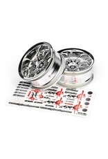 HPI Racing Work XSA 02C Wheel, 26mm-6mm OffSet, Chrome