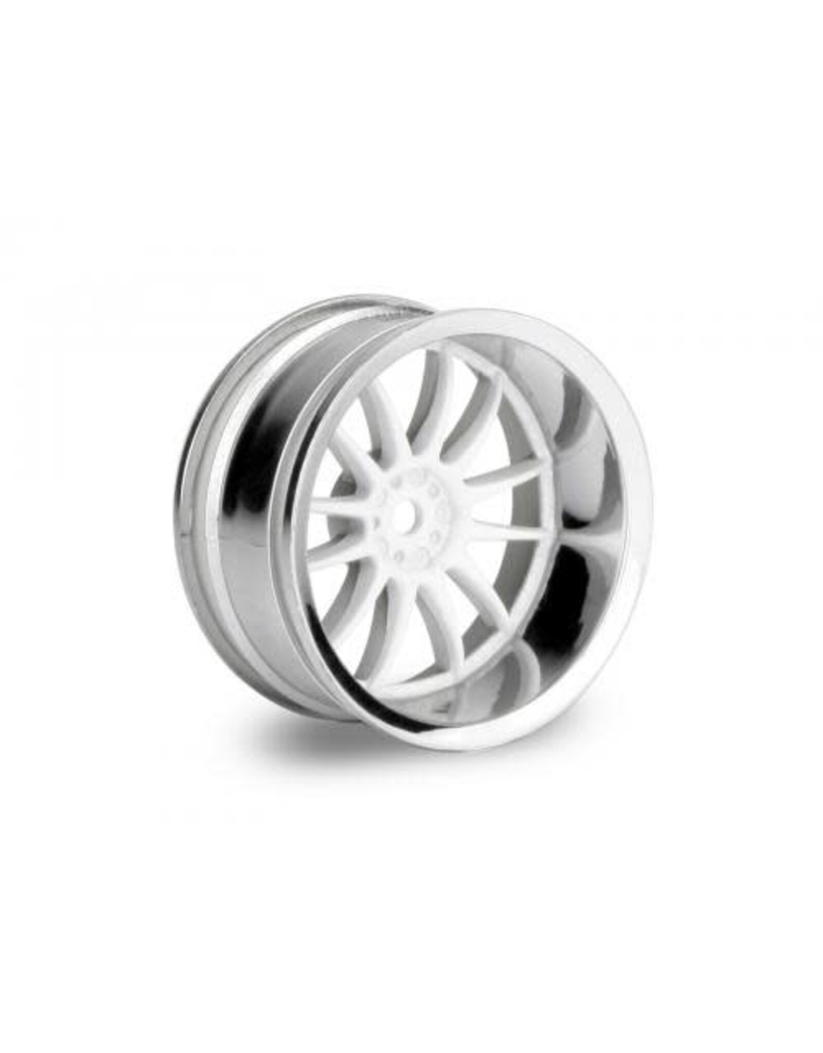 HPI Racing Work XSA 02C Wheel, 26mm, Chrome/White, 9mm Offset