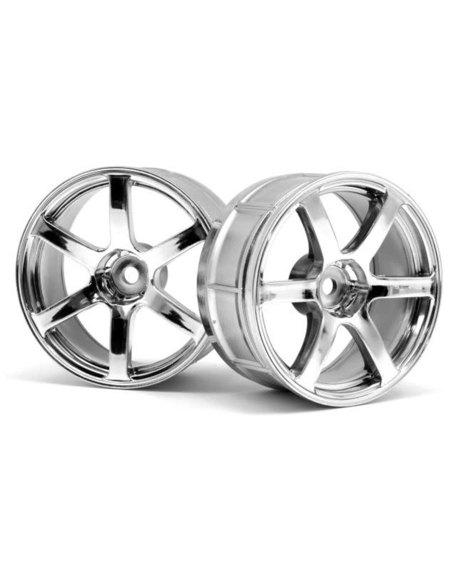 HPI Racing LP29 Wheel, Yokohama AVS Model T6, Chrome, (2pcs)