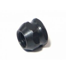 HPI Racing Black Pilot Nut, 1/4 - 28 X 8.5mm (1pcs)