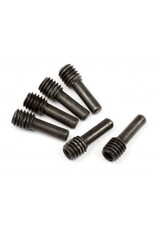 HPI Racing Black Screw Shaft, M4X2.5X12mm, (6pcs), Savage X