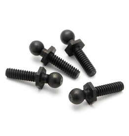 HPI Racing Black Ball, 4.3X10mm, 4-40, (4pcs), Sprint 2