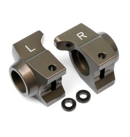 HPI Racing Aluminum Rear Hub Carrier Set (0 Degree)