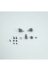1RC Racing FR Spindles & Servo Saver, 1/18 Mid, Spr, EDM