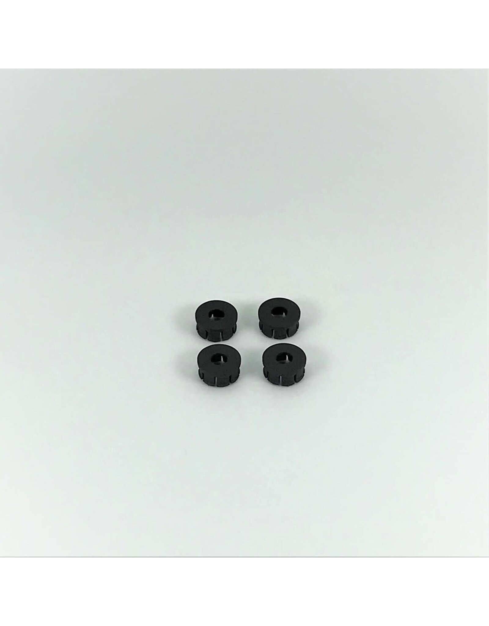 1RC Racing Wheel Covers, Black, 3D Printed, 1/18 EDM (4)