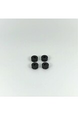 1RC Racing Wheel Covers, Black, 3D Printed, 1/18 EDM (4)