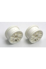 Team Associated Front Spoked Wheels White 18B