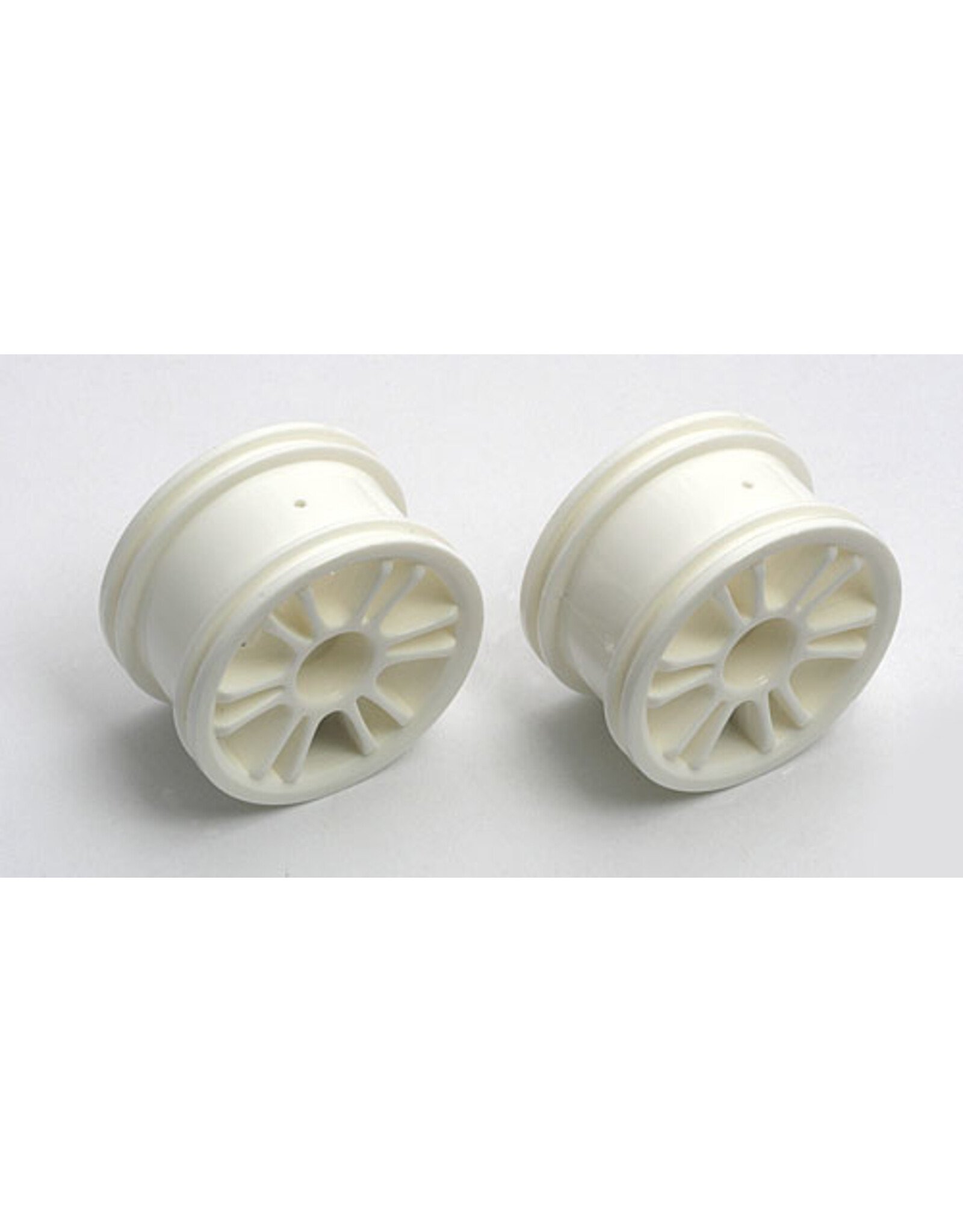 Team Associated Front Spoked Wheels White 18B