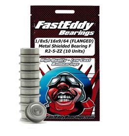 FastEddy Bearings 1/8x5/16x9/64 (FLANGED) Metal Shielded Bearings