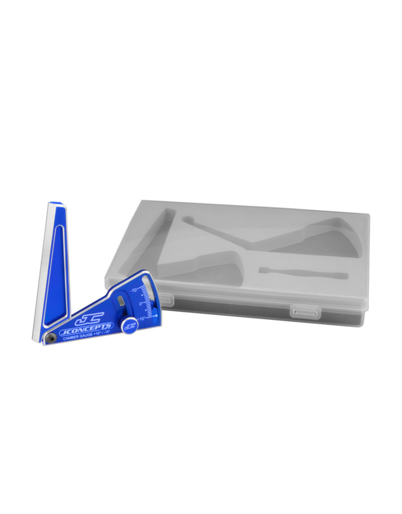 JConcepts Aluminum Camber Gauge - Blue, Fits - 1/10th Vehicles