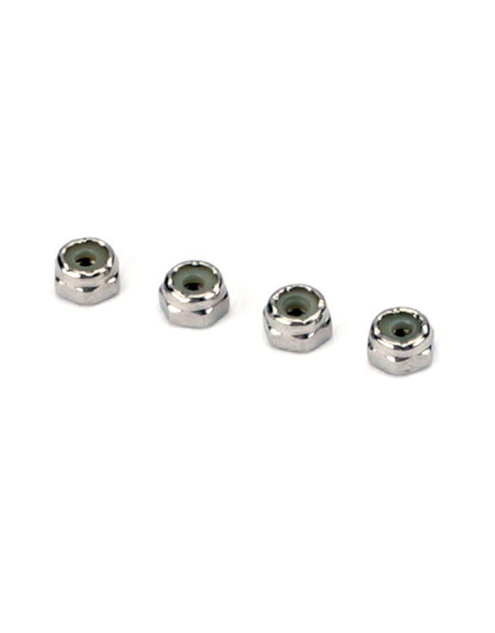 Dubro NO.4 S/S Lock Nut with Nylon Inserts