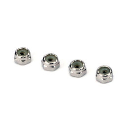Dubro NO.4 S/S Lock Nut with Nylon Inserts