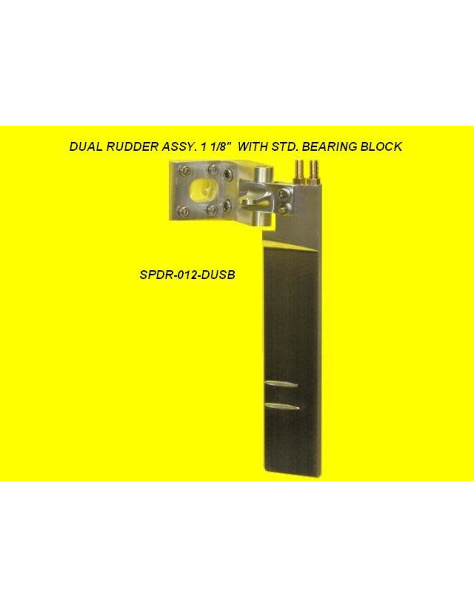 Speedmaster Straight Back D/P Rudder Assy.