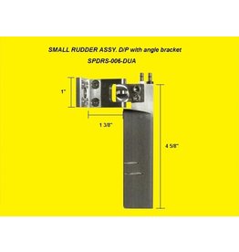 Speedmaster Small D/P Rudder Assy. with Angle bracket