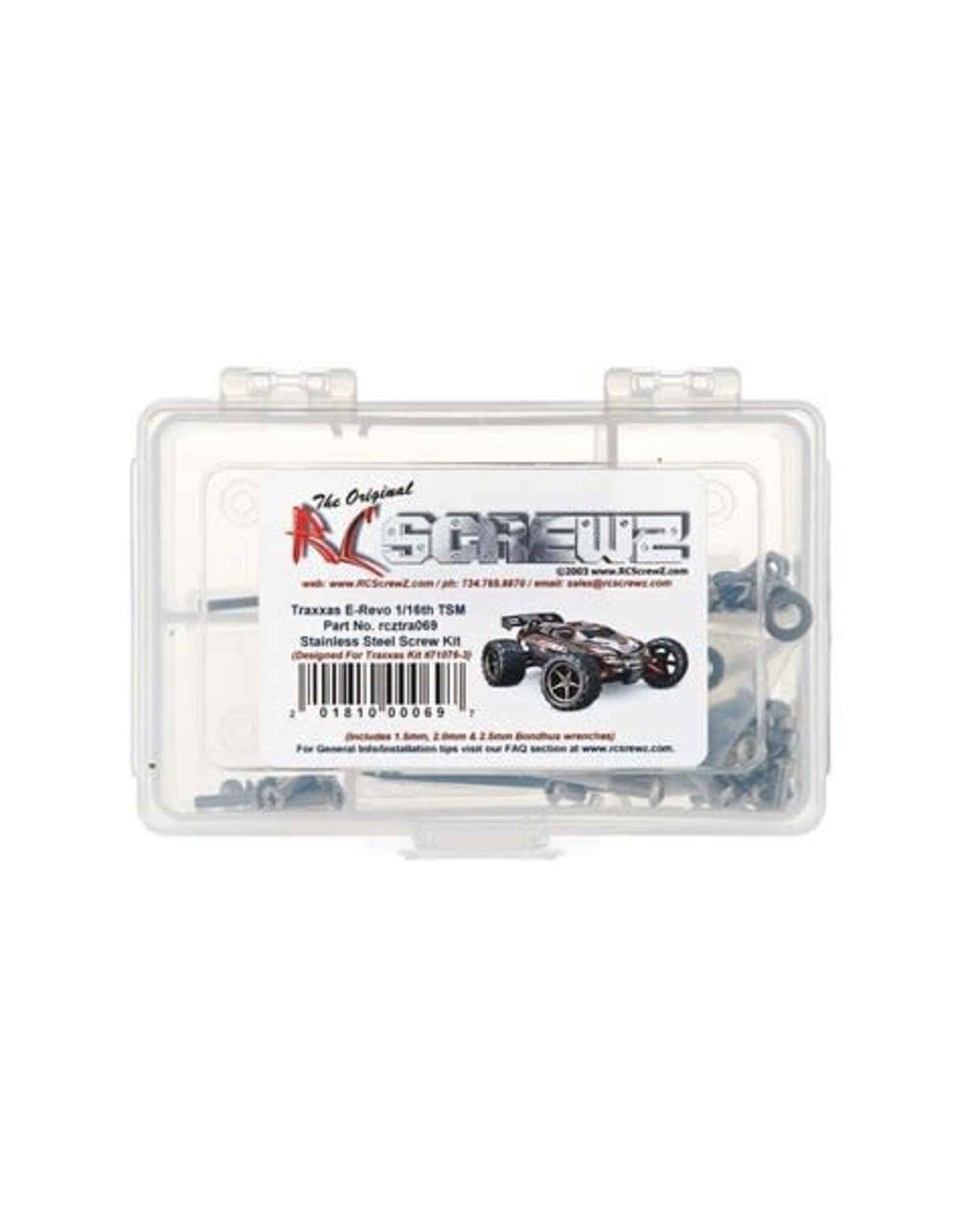 RC Screwz RC Screwz Stainless Screw Kit 1/16 E-Revo TSM