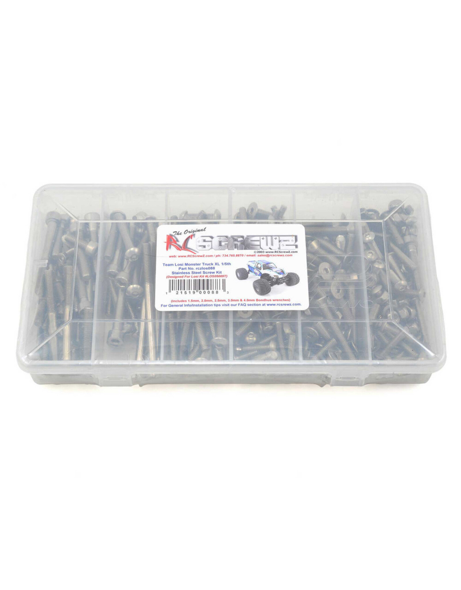 RC Screwz Stainless Screw Kit For Losi MTXL LOS05009T
