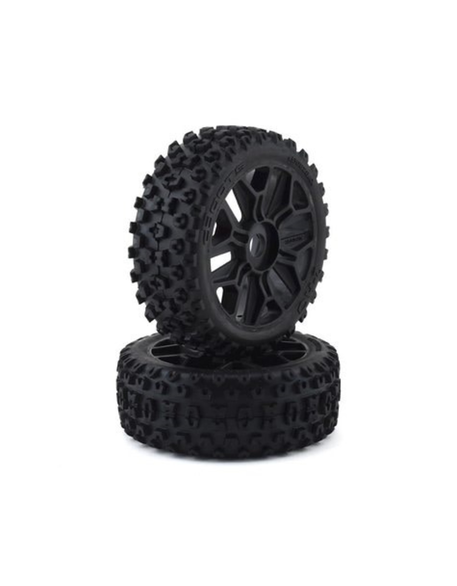 Arrma 1/8 2HO Tire Set Glued Black (2)