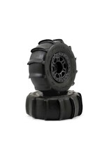 Pro-Line Sling Shot SC 2.2"/3.0" Sand Tires Mtd on Raid Black 6x30 Fr/Re