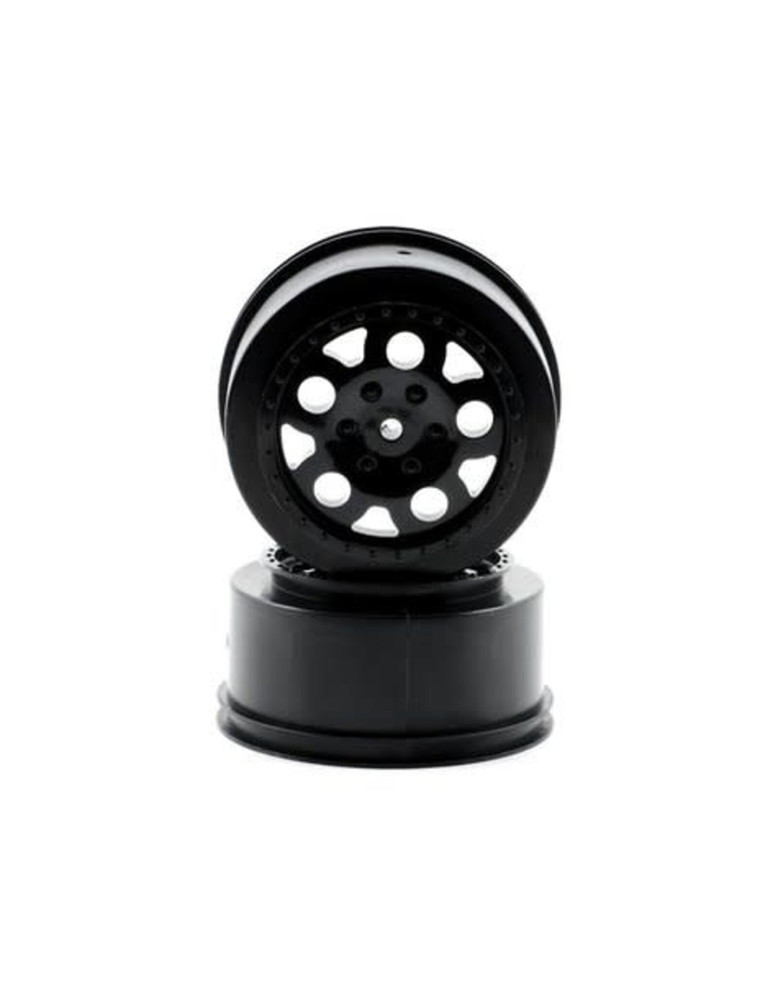 Team Associated Team Associated KMC Short Course Wheels (Black) (2) (SC10 Rear) (Not Hex)