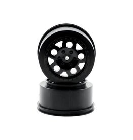 Team Associated Team Associated KMC Short Course Wheels (Black) (2) (SC10 Rear) (Not Hex)