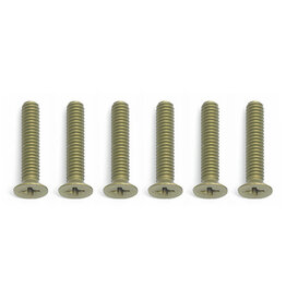 Team Associated 8/32 X 7/8 Aluminum Flat Head Screw (16)